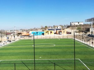 Construccion de Cancha de Fútbol en Monterrey